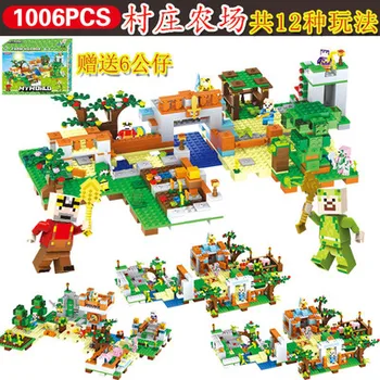 

l2020 toys for children minecraftinglys Building Blocks Compatible Figures Aminal Alex Action Brick Toys Children new mario