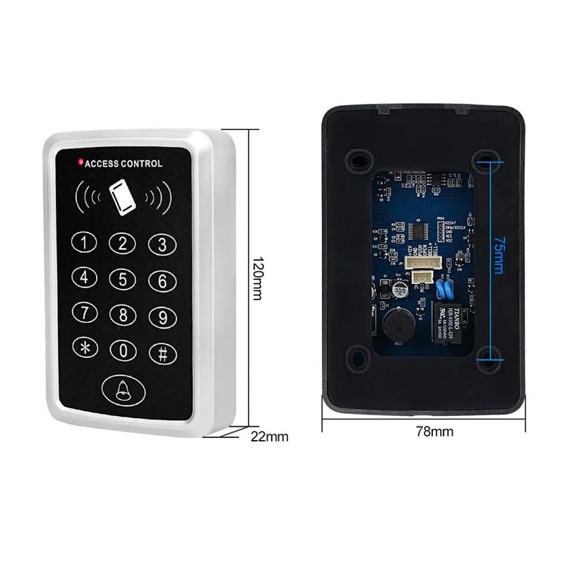 RFID Клавиатура система контроля доступа 10 шт. EM4100/TK4100 брелоки открывалка двери для