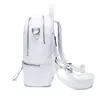 ZENCY Silver Meatal Hardware 100% Genuine Cow Leather Women Backpack Lady Girl First Layer Cowhide Book Bag Style Knapsack Purse 3