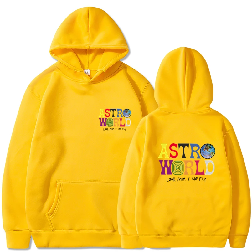 Трэвисс Скотт ASTROWORLD WISH YOU WAS HERE толстовки модные буквы Толстовка уличная Мужская