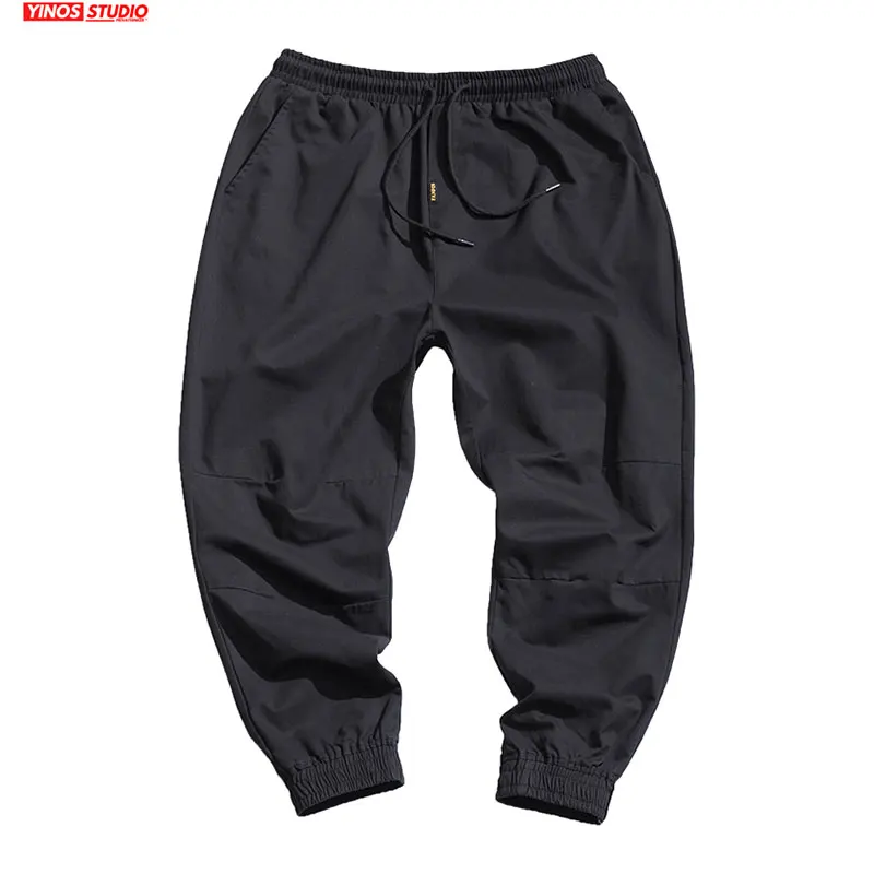 Прямые поставки мужские однотонные уличные спортивные штаны зимние теплые для