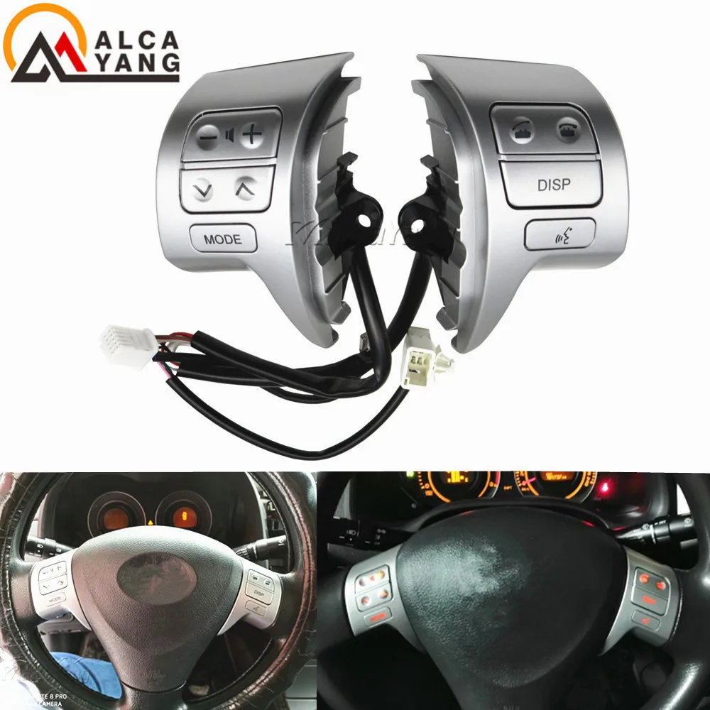 Новый кнопочный переключатель рулевого колеса для Toyota corolla 2007 2016 OEM 84250 02200 /
