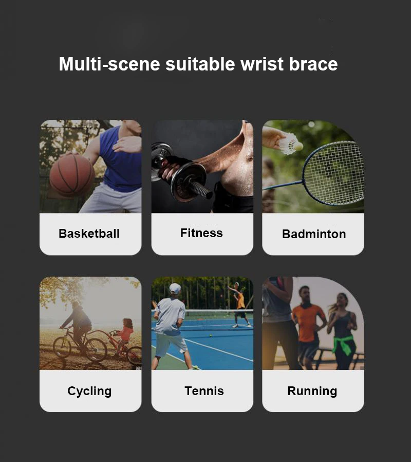 Wristband Support Adjustable Wrist Protector Sport Compression Bandage Brace Wrist Straps Tendonitis Pain Relief Weight Lifting Wristband Support Adjustable Wrist Protector Sport Compression Bandage Brace Wrist Straps Tendonitis Pain Relief Weight Lifting