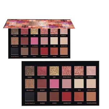 

18 Colors Eyeshadow Textured Pallete Faced Matte Pearl Makeup Eye shadow Powder Palette Matt Eyeshadow Cosmetic Palette