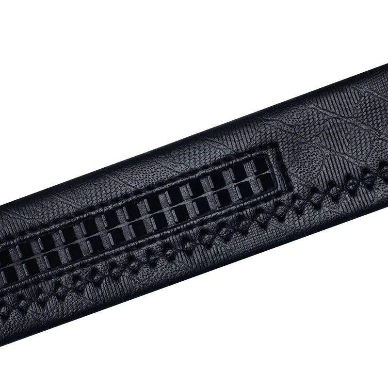 Hi-Tie 3+ 2 Подарочный набор ремней в коробке, мужской черный ремень из натуральной кожи, брендовый дизайнерский автоматический ремень с пряжками, металлический ремень для мужчин s