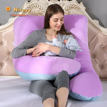

2020 Pregnancy Pillow Full Body Maternity Bed U Shape Comfortable Cotton Soft Support