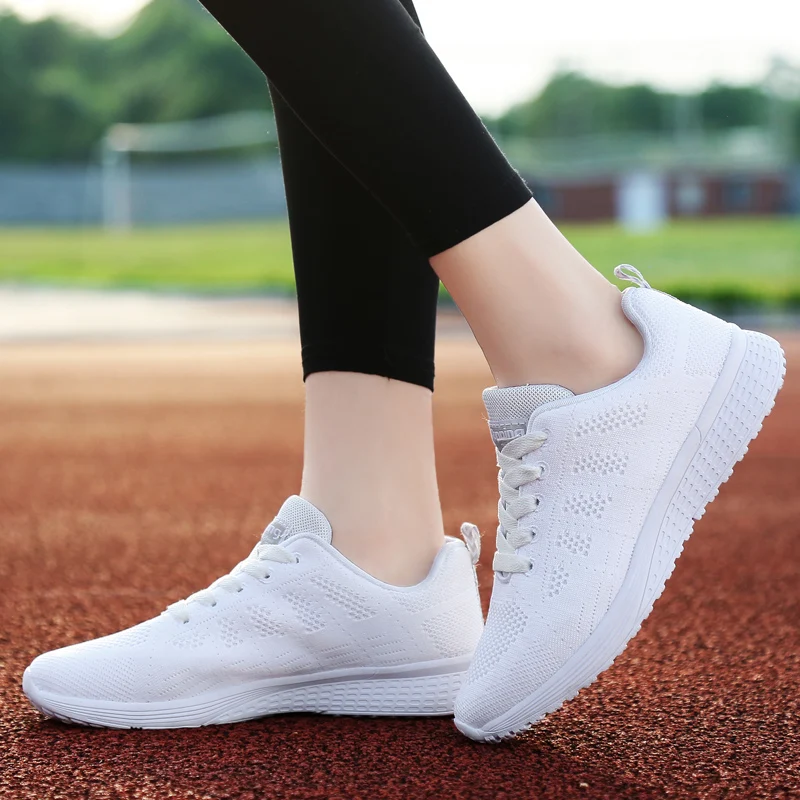 Women's Men's Fashion Casual Lightweight Breathable Soft Lace Up Sport Running Shoes sneakers women