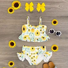 Baby Girl Sunflower Swimwear 