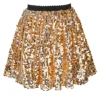 Flofallzique Girl Skirt Sequin With Elastic Waist Casual Outdoor Party Performance Cute Baby Kids Clothes 1-8Y 1