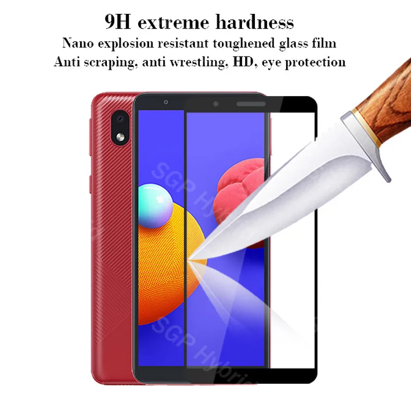 1 2 шт Защитное стекло для samsung a01 core case galaxy a 01 a013f a01core закаленное на sansung cover|Бамперы|