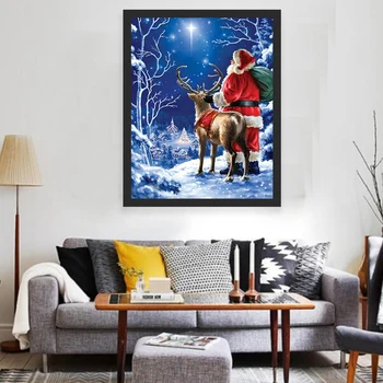 

Diamond Painting New Arrivals Diamond Embroidery Santa Diamond Mosaic Winter Picture Full Kits Christmas