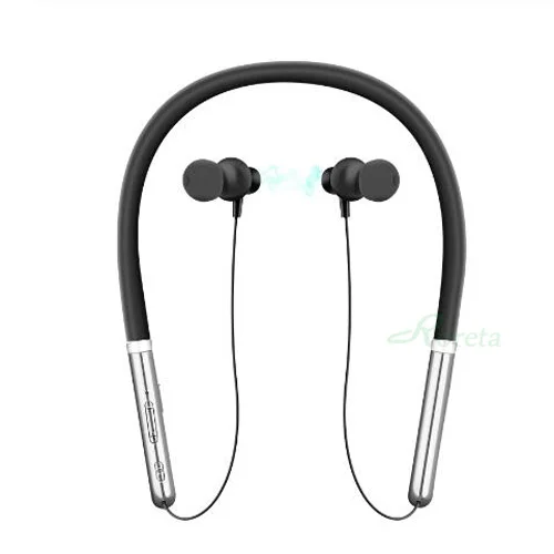 Черный Roreta, стерео, беспроводные, Bluetooth наушники, спортивные, Hi-Fi, с ушным крюком, гарнитура, шумоподавление, шейные наушники с микрофоном для iPhone - Цвет: Черный