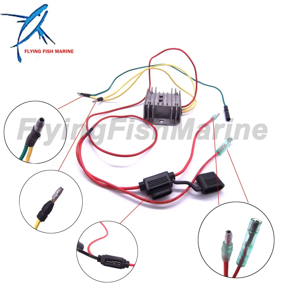 Подвесной Двигатель лодка выпрямитель мотора в сборе F25-05170500W для Parsun HDX 4-тактный F20 F25 F20BW F25BW F20FW F25FW