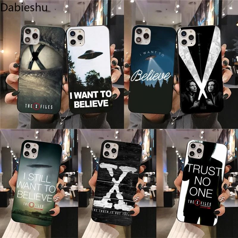 iphone 7 phone cases The X Files I want to believe Coque Shell Phone Case for iphone 12 pro max 11 pro XS MAX 8 7 6 6S Plus X 5S SE 2020 XR case iphone 8 plus wallet case