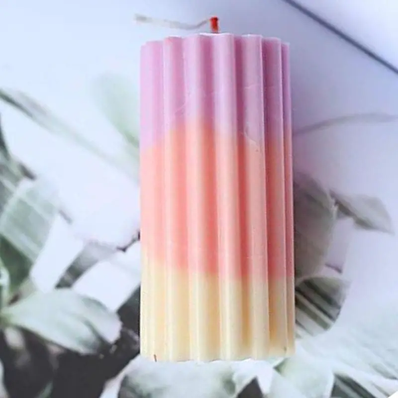 3 упаковки формы для свечей для DIY Рождественский подарок для праздника Набор для изготовления свечей 72XF