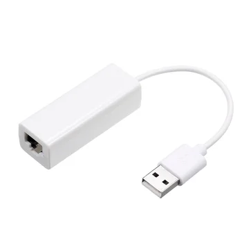 

Network Adapter RS485/422 Adapter USB to 10/100/1000Mbps RJ45 Ethernet Lan Adapter Compatible with Laptop and Desktop White
