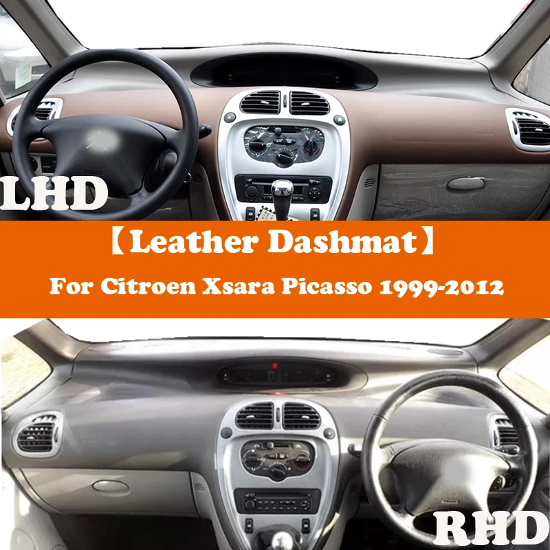 Accesorios de gamuza para salpicadero de coche, protector de salpicadero cuero, parasol para Citroen Picasso C TRIOMPHE MPV N68 2007| - AliExpress