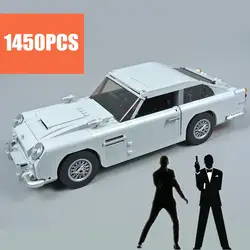 Новый Expert James Bond DB5 Fit Aston Technic создатель города модель МАРТИН автомобиль 10262 строительные блоки кирпичи самодельные игрушки подарки малыш