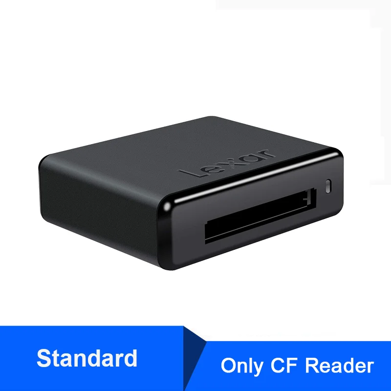Lexar Профессиональный считыватель карт CF USB3.0 концентратор CompactFlash Thunderbolt 2 черный адаптер для HD/3D/4 K видеокарты конвертер - Цвет: CF reader only