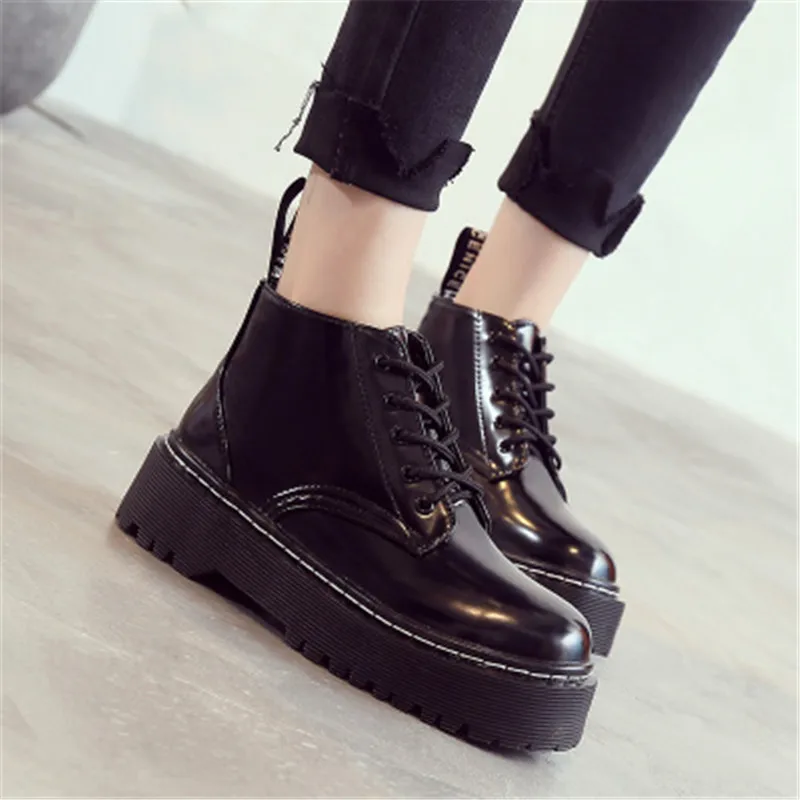 flat platform booties