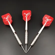 Fox Smiling 3 шт. 22 г профессиональный стальной наконечник Дартс с нейлоновые дротики валы красного цвета