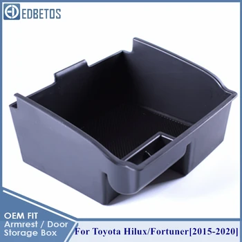 

Car Armrest Box Center Console Storage Glove Box Organizer For Toyota Hilux SR5 / REVO AN120 AN130 2015-2020 Fortuner AN160