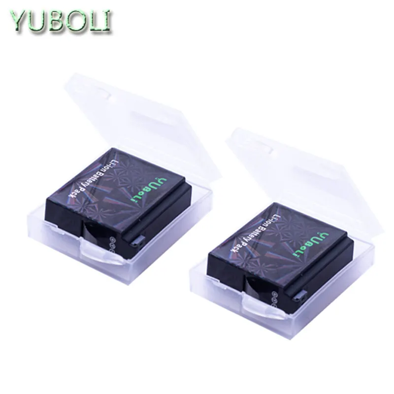 2 batteries Hero 4 hero 4 батарея с Чехол+ lcd USB двойное зарядное устройство для Gopro hero 4 Go Pro hero 4 черный/белый/silve аксессуары для экшн-камеры - Цвет: 2 batteries