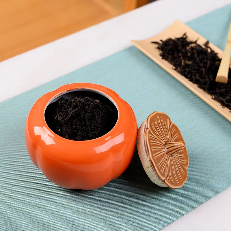 Керамический чайный набор в форме Хурмы маленький портативный пуэр зеленый чай