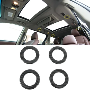 

Fit for Toyota Sienna XL30 2011-2019 Car Accessories ABS Carbon Rear Armrest Air Vent Outlet Panel Cover 4pcs