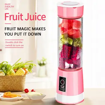 

NEW 500ml multifunctional portable juicer rechargeable 6 blades Smoothie Squeezer Kitchen Mixe for Juice Citrus Lemon
