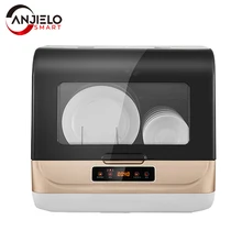 

Anjielosmart automatic intelligent electric small desktop air-drying dishwasher high temperature sterilization Large Capacity