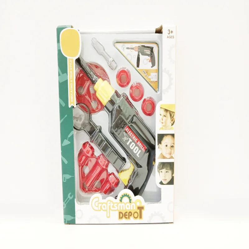 

Children Toolbox Toy Set Boy Model Maintenance Electric Drill Multi-functional Repair Kit Baby Twist Screw Assembly
