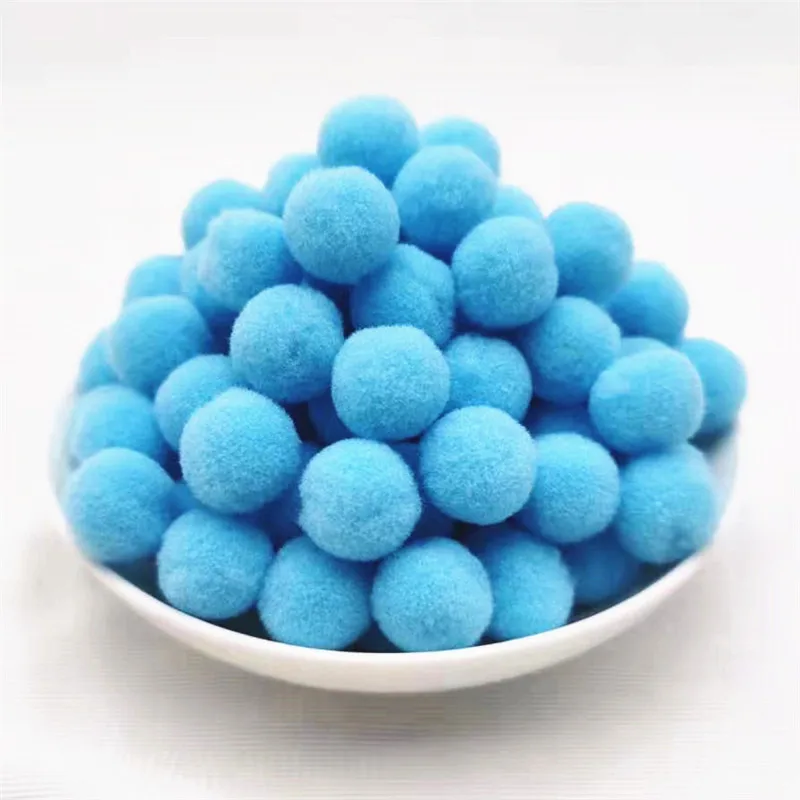 Pom Poms Kids DIY Toy Craft Supplies Christmas Home Decoration Accessories 100pcs/50pc 10/15/20/25mm pom poms craft supplies