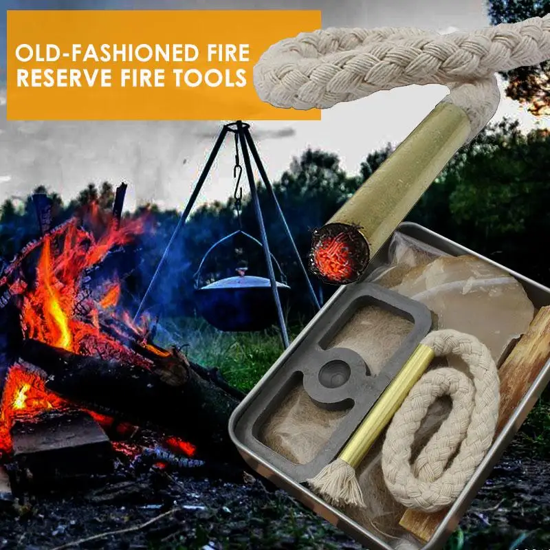 Стартовый инструмент для примитивного огня кремниевый камень 7 шт. серебряный