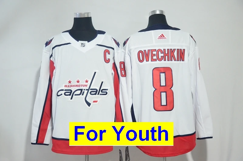 Детские Молодежные Washington TJ Oshie Александра Овечкина Tom Holtby Nicklas Backstrom Braden Евгений Кузнецова Майки