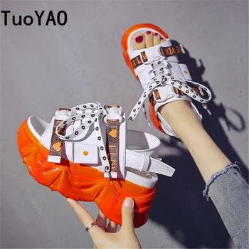 

Summer Ladies Sandals Black Women's Shoes 2020 Breathable Comfortable Non-slip Ladies Casual Beach Platform Sandals Women's Shoe