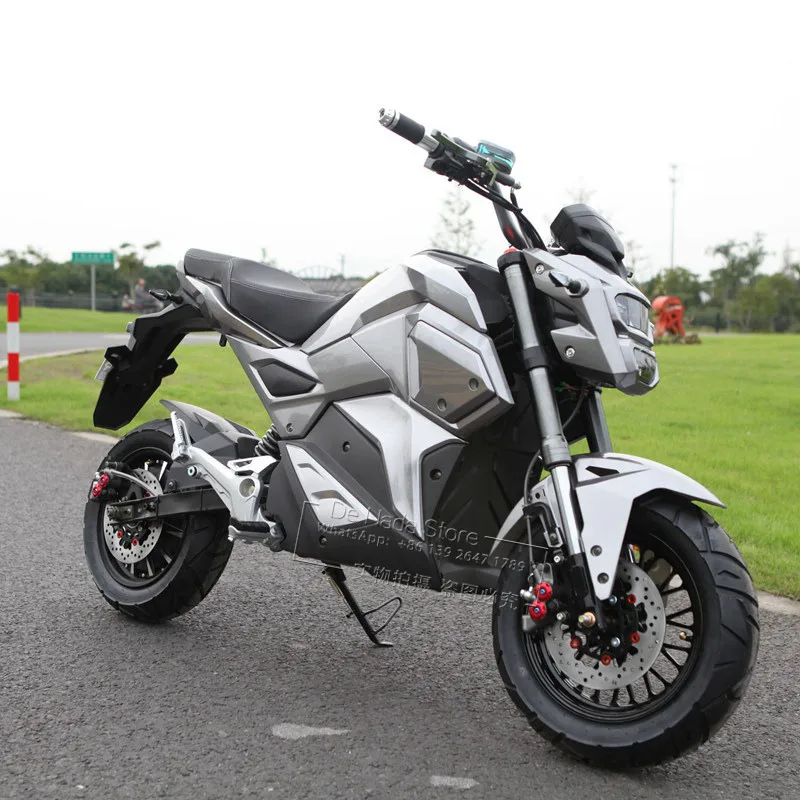 Высокоскоростной мотоцикл e-bike взрослый синий мото E скутер Fat Bicycle Внедорожный гоночный спортивный мотоцикл электрический велосипед - Цвет: Silver Grey