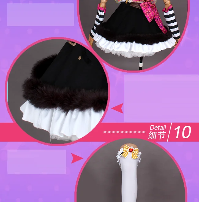 Индивидуальный размер Lovelive Sunshine Aqours Рождественский хор Sakurauchi Riko Карнавальный Костюм Платье униот аниме одежда наряды крылья