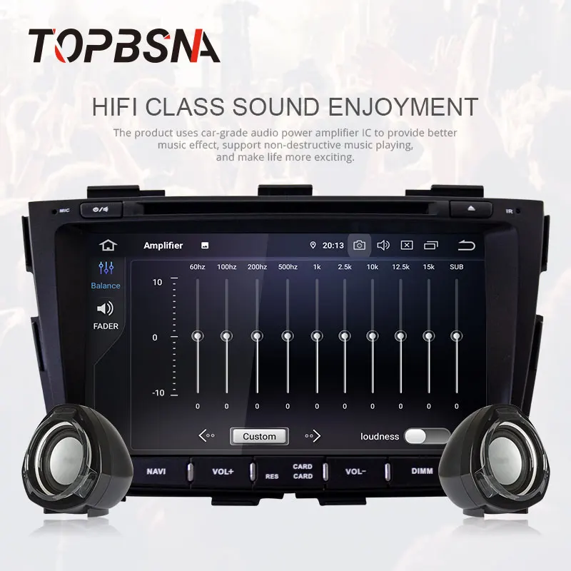 Flash Deal TOPBSNA Android 9.0 Car DVD multimedia Player for kia Sorento 2013 2014 2015 2 Din Car Radio Multimedia WIFI Stereo Headunit RDS 3