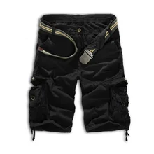 Мужские шорты Карго крутой камуфляж Лето Горячая Распродажа повседневные короткие брюки брендовая одежда мульти-карманы шорты плюс размер