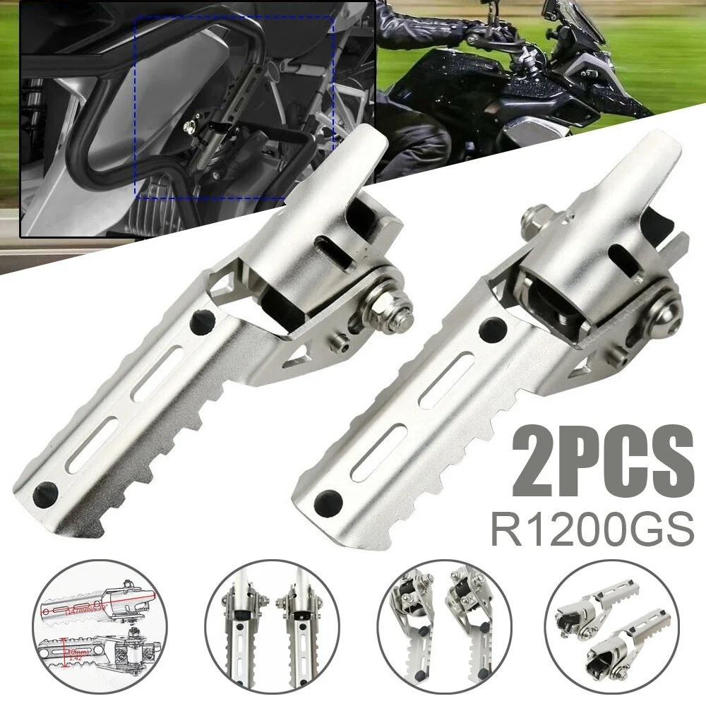 Передние Подножки для мотоцикла 1 пара подножки из нержавеющей стали BMW R1200GS 2013 2014