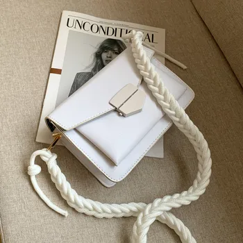 

2020 New Women Candy Color Crossbody Bags Small Square Shoulder Handbags Female Purse Classic Elegant Crossbody Shoulder Bag