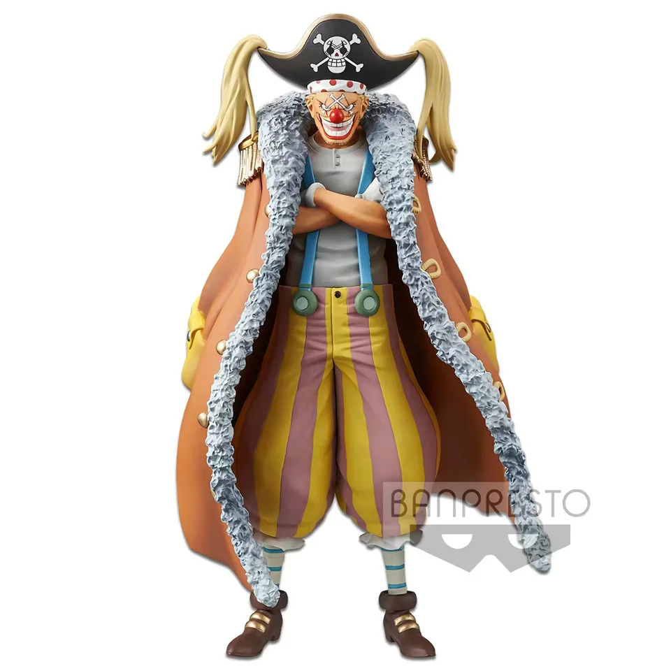 

Tronzo Original Banpresto THE GRANDLINE MEN Vol.6 ONE PIECE STAMPEDE Buggy Clown PVC Action Figure Movie One Piece Model Toys