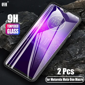 Перейти на Алиэкспресс и купить 2 шт. закаленное стекло для Motorola One Macro Glass защита экрана 2.5D Закаленное стекло для Motorola One макрозащитная пленка