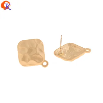 

Cordial Design 100Pcs 17*21MM Jewelry Accessories/DIY Making/Earrings Stud/Matte Gold/Square Shape/Hand Made/Earring Findings