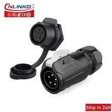 

Cnlinko LP20 power connector 5.7.9.12pin IP67 aviation waterproof socket for tractor automobile medical industry free shipping