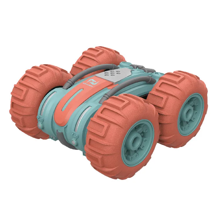 Водонепроницаемый Электрический трюк игрушечный автомобиль 4WD Am-phibious RC лодка Двусторонняя вождение