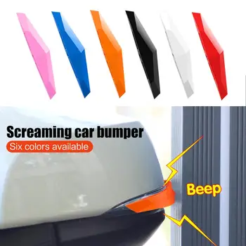 

2Pcs Car Styling Door Protector Door Side Edge Protection Guards Stickers Door Protector White Red Blue Green Pink black Orange