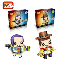 LOZ блоки мини-История игрушек строительные блоки Lightyear Woody brick Heads фигурка сборная DIY набор блоков игрушки 1443 1444