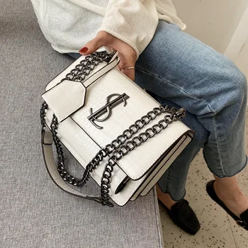 

Womans Bags Brand Designers 2020 Shoulder Bag Synthetic Leather Ladies Crossbody Bags Flap Chains Letter Bag Purses Handbags